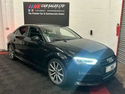 Used Audi A3 Black Edition 150 HP (110 kW) 2017 Black Sedan