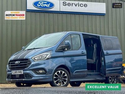 Used Ford Transit Custom Sport 185 HP (136 kW) 2019 Blue Van