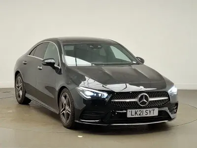 Usado Mercedes CLA180 AMG Line Premium Plus 136 HP (100 kW) 2021 Preto Sedan