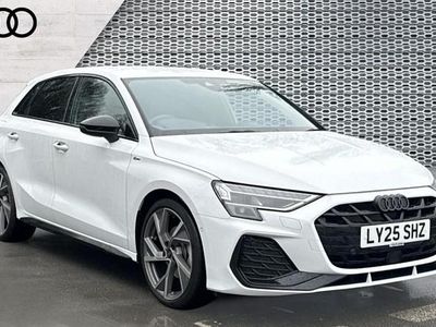 Used Audi A3 Black Edition 150 HP (110 kW) 2025 White Hatchback