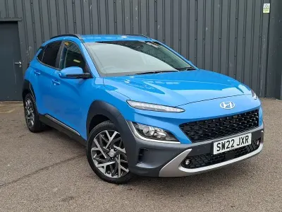 Used Hyundai Kona Premium 141 HP (103 kW) 2022 Blue SUV