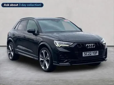 Used Audi Q3 Black Edition 196 HP (144 kW) 2022 Black SUV