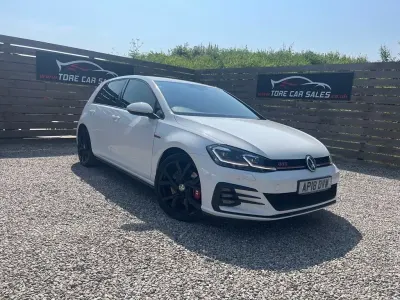 Used VW Golf VII GTI 245 HP (180 kW) 2018 White Hatchback
