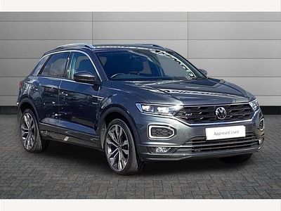 Usado VW T-Roc R-line 150 HP (110 kW) 2021 Cinzento SUV