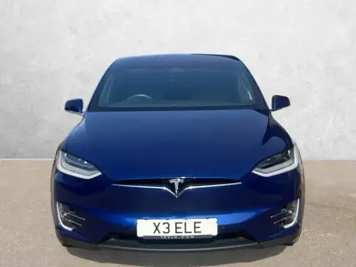 Used Tesla Model X Long Range AWD 397 kW (541 HP) 2020 Blue SUV