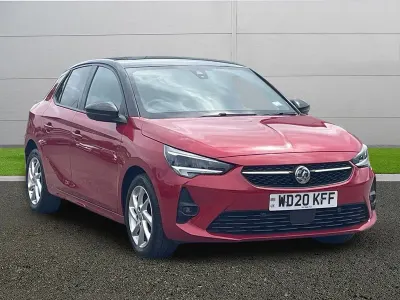 Used Vauxhall Corsa SRi 100 HP (73 kW) 2020 Red Hatchback
