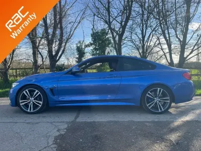 Used BMW 420 Coupé M Sport 190 HP (139 kW) 2016 Blue Coupe