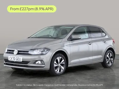 Begagnad VW Polo Match 95 HK (69 kW) 2020 Grå Halvkombi