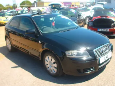 Used Audi A3 104 HP (76 kW) 2008 Black Hatchback