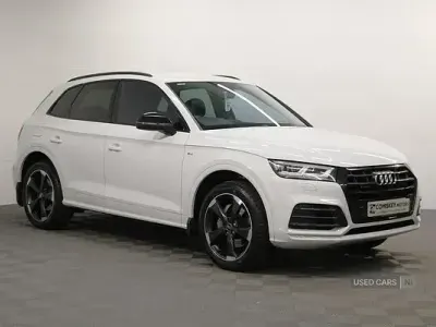 Used Audi Q5 Black Edition 190 HP (139 kW) 2020 White SUV
