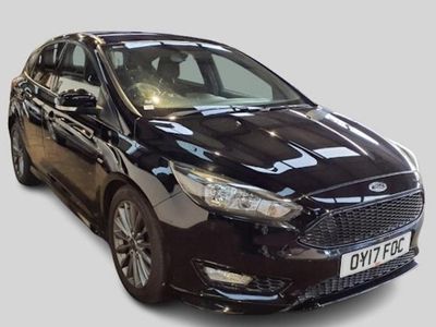 Black Used 2017 Ford Focus ST-Line Hatchback | £6,450 (Fair price)