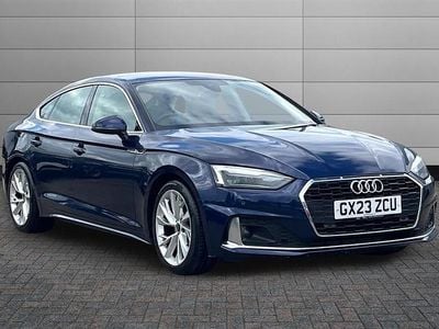 Usado Audi A5 Comfort 150 CV (110 kW) 2023 Azul Coupe