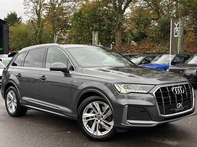 Grey Used 2021 Audi Q7 S-Line SUV | £31,495 (Fair price)