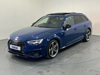 Used Audi A4 Black Edition 190 HP (139 kW) 2019 Blue Estate