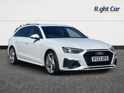 Used Audi A4 S-Line 150 HP (110 kW) 2023 White Estate
