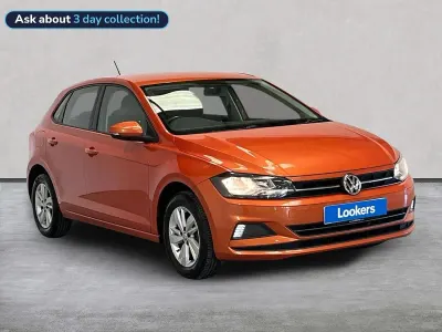 Used VW Polo SE 95 HP (69 kW) 2018 Orange Hatchback