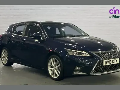 Used Lexus CT200h 134 HP (98 kW) 2018 Blue Hatchback