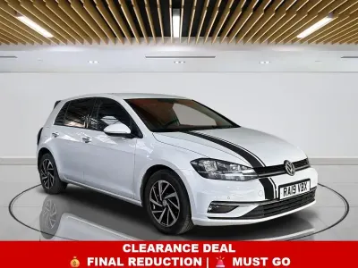 Used VW Golf VII Match 115 HP (84 kW) 2019 White Hatchback