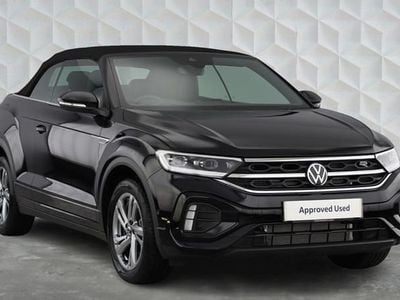 Black Used 2025 VW T-Roc Cabriolet R-line Cabriolet | £29,498 (Fair price)