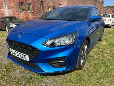 Used Ford Focus ST-Line 125 HP (91 kW) 2020 Blue Hatchback