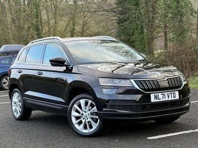 Black Used 2021 Skoda Karoq SE L SUV | £14,350 (Fair price)