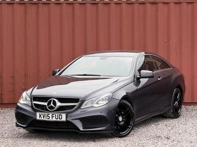 Begagnad Mercedes E350 AMG line 258 HK (189 kW) 2015 Grå Sportkupé