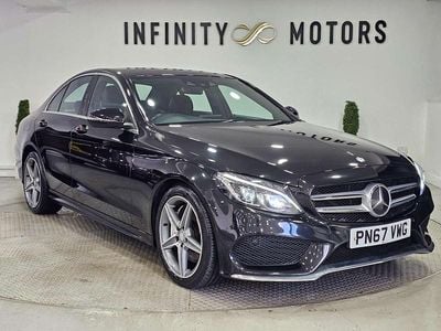 Used Mercedes C250 AMG line 204 HP (150 kW) 2017 Black Sedan