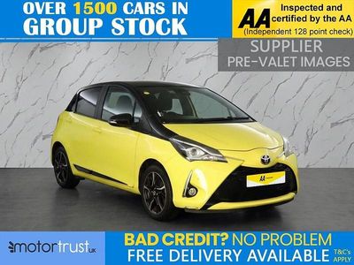 Yellow Used 2018 Toyota Yaris Edition Hatchback | £9,100 (Fair price)