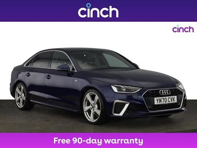 Blue Used 2021 Audi A4 S-Line Sedan | £19,749 (Fair price)