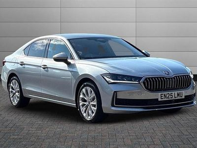 Pebble silver Used 2025 Skoda Superb SE L Hatchback | £32,700