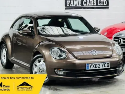 Used VW Beetle Design 105 HP (77 kW) 2012 Brown Hatchback