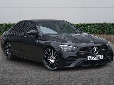 Used Mercedes E200 AMG line 200 HP (147 kW) 2023 Black Sedan