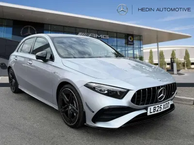 Used Mercedes A35 AMG Premium Plus 316 HP (232 kW) 2025 Silver Hatchback