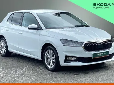 Used Skoda Fabia SE L 116 HP (85 kW) 2025 White Hatchback