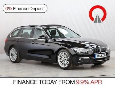 Begagnad BMW 320 Luxury Line 184 HK (135 kW) 2014 Svart Kombi