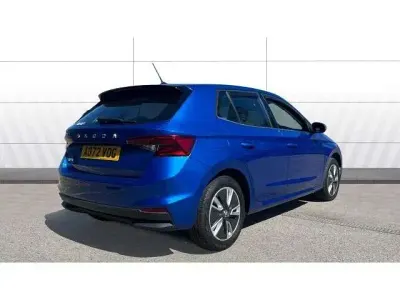 Gebraucht Skoda Fabia SE L 110 PS (80 kW) 2022 Blau Kleinwagen