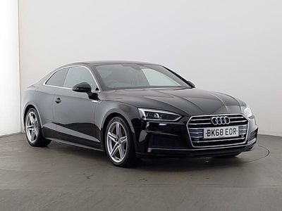 Used Audi A5 S-Line 150 HP (110 kW) 2018 Black Coupe