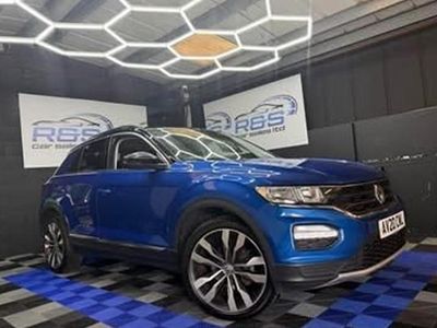 Used VW T-Roc Design 115 HP (84 kW) 2020 Blue SUV