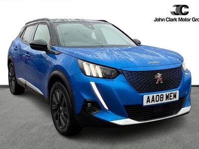 Used Peugeot e-2008 Premium 100 kW (136 HP) 2022 Blue SUV