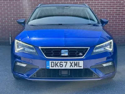 Used Seat Leon FR 125 HP (91 kW) 2017 Blue Estate