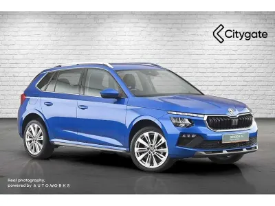 Used Skoda Kamiq SE L 85 HP (62 kW) 2025 Race blue metallic SUV