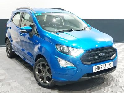 Blue Used 2021 Ford Ecosport ST-Line SUV | £12,498 (Fair price)