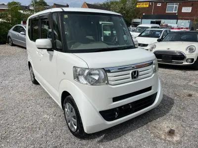 Używany Honda N Box 2014 Biały Minivan