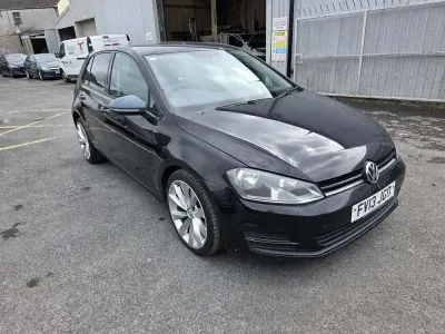Used VW Golf VII S 105 HP (77 kW) 2013 Black Hatchback