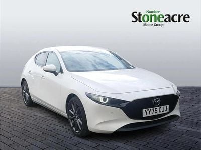 White New 2025 Mazda 3 Exclusive-Line Hatchback | £21,795 (Good price)