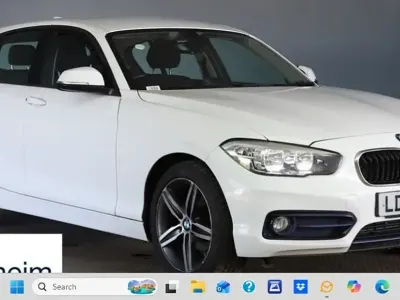 Used BMW 116 Sport Line 116 HP (85 kW) 2015 White Hatchback