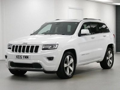 White Used 2015 Jeep Grand Cherokee Overland SUV | £11,989 (Good price)