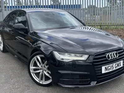 Used Audi A6 Black Edition 190 HP (139 kW) 2015 Black Sedan