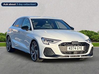 White Used 2025 Audi A3 Sportback Black Edition Hatchback | £30,310 (Expensive)