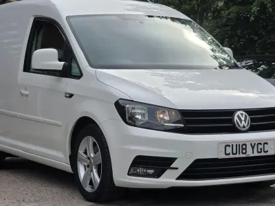Used VW Caddy Trendline 102 HP (75 kW) 2018 White MPV